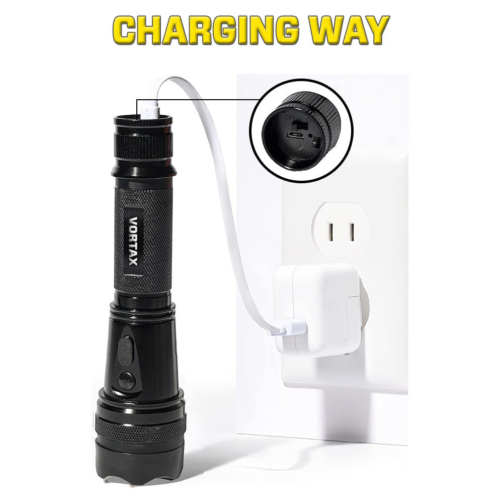 💥 2026 Upgraded 75% OFF ️🔦 VORTAX X95 2in1 Tactical Stun & Flashlight ⚡ Light Your Path, Stop Any Threat