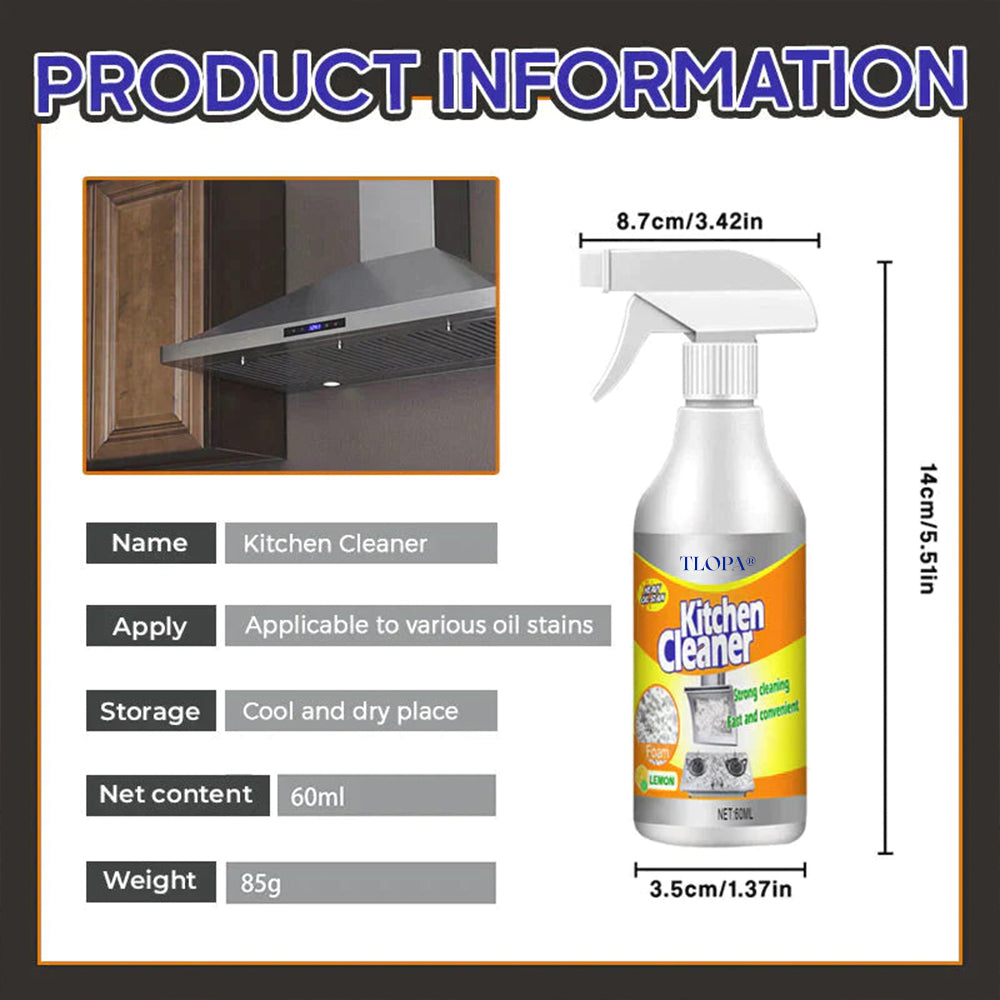🔥 2025 Best-Selling Kitchen Hot Sale 🔥Powerful Kitchen Foam Cleaner