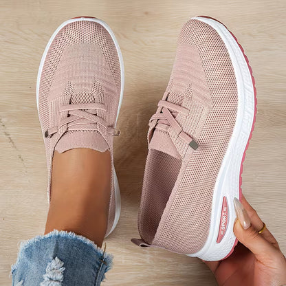 💥 Mega Sale - 50% OFF Best Sellers Today Only! 💥Women's Fashion Lace-Up Mesh Sneakers – Breathable Casual Sport Shoes