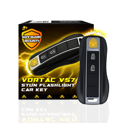 🎉 Flash Sale 75% OFF 🛡️ 2026 Limited VORTAC V57 Stun Flashlight Car Key