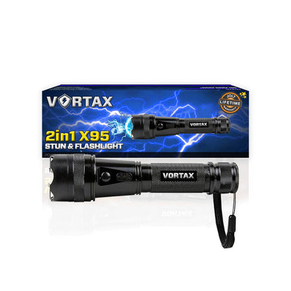 💥 2026 Upgraded 75% OFF ️🔦 VORTAX X95 2in1 Tactical Stun & Flashlight ⚡ Light Your Path,  Stop Any Threat