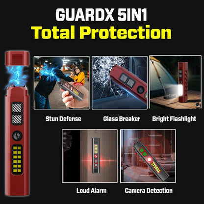2026 Upgraded Tactical 5in1 Stun Survival Flashlight ⚡ One Tool, Total Protection