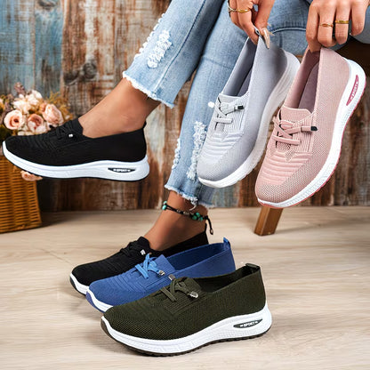 💥 Mega Sale - 50% OFF Best Sellers Today Only! 💥Women's Fashion Lace-Up Mesh Sneakers – Breathable Casual Sport Shoes