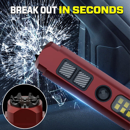 2026 Upgraded Tactical 5in1 Stun Survival Flashlight ⚡ One Tool, Total Protection