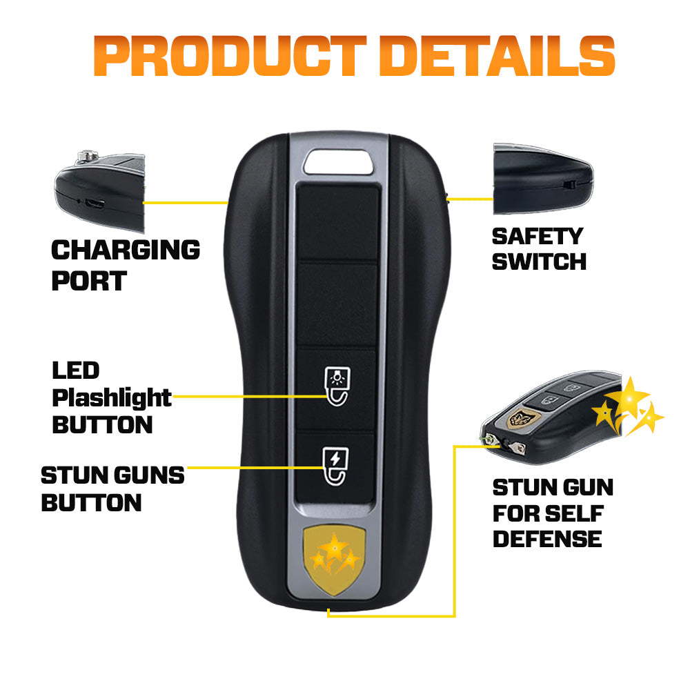 🎉 Flash Sale 75% OFF 🛡️ 2026 Limited VORTAC V57 Stun Flashlight Car Key