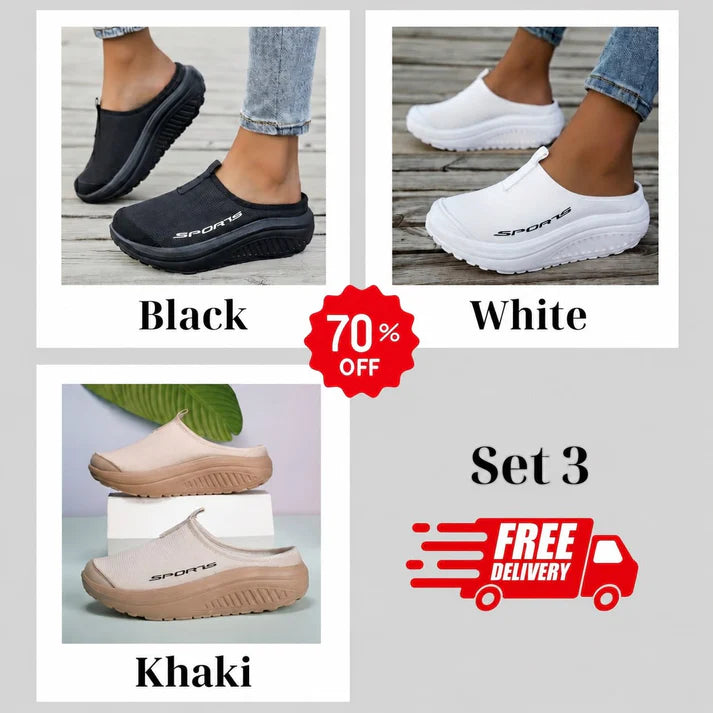 🔥Best Seller-Last Day Sale 60% OFF🔥Summer Thick Soled Women'S Hooded Slippers, Anti-slip and Wear-Resistant
