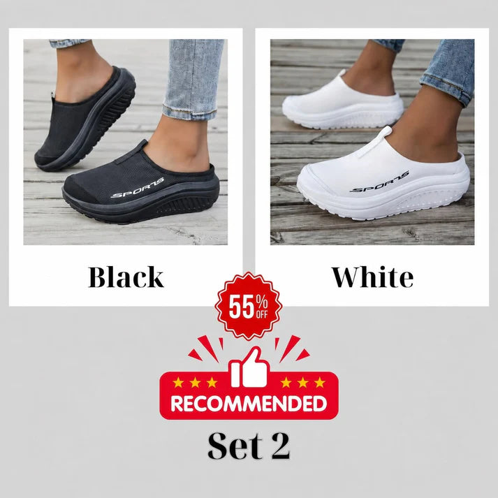 🔥Best Seller-Last Day Sale 60% OFF🔥Summer Thick Soled Women'S Hooded Slippers, Anti-slip and Wear-Resistant