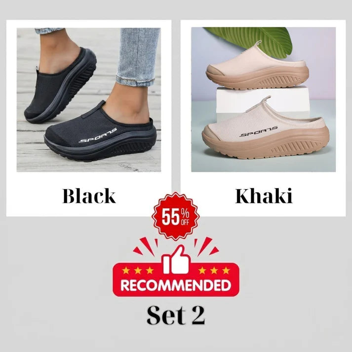 🔥Best Seller-Last Day Sale 60% OFF🔥Summer Thick Soled Women'S Hooded Slippers, Anti-slip and Wear-Resistant