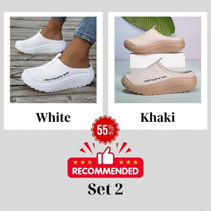 🔥Best Seller-Last Day Sale 60% OFF🔥Summer Thick Soled Women'S Hooded Slippers, Anti-slip and Wear-Resistant
